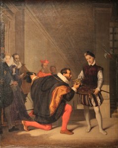 Don Pedro de Toledo kust het zwaard van Hendrik IV door Jean Auguste Dominique Ingres